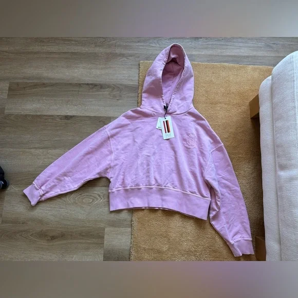NWT PE NATION ALPHA HOODIE (WASHED PRISM PINK)